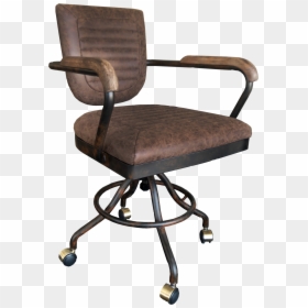 Industrial Style Desk Chair, HD Png Download - desk chair png