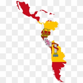 Latin America Map Svg, HD Png Download - latin flags png