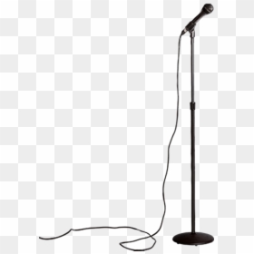 Transparent Mic Stand Png, Png Download - mic on stand png