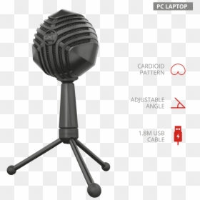 Trust Gxt Microphone, HD Png Download - mic on stand png