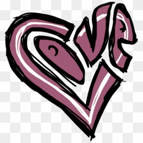 Heart Graffiti Transparent Png, Png Download - graffiti heart png