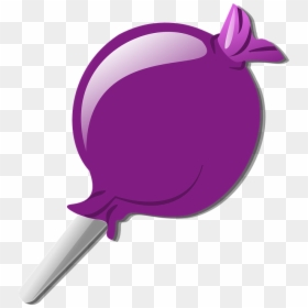 Lollipop Purple Clipart, HD Png Download - pink candy png