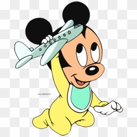 Clipart Baby Mickey Mouse And Friends, HD Png Download - toy plane png