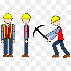 Transparent Construction Worker Clipart, HD Png Download - construction man png