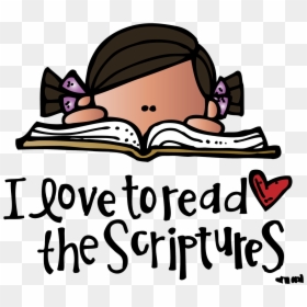 Reading Clip Art Melonheadz, HD Png Download - open holy bible png