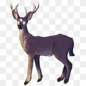 Deer With 3 Eyes, HD Png Download - reindeer antlers png tumblr