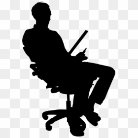 Person Sitting Silhouette Png, Transparent Png - person sitting png