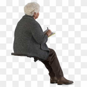 Sitting Office People Png, Transparent Png - person sitting png