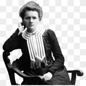 Marie Curie No Background, HD Png Download - person sitting png