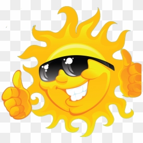 Sun With Sunglasses Logo, HD Png Download - summer png