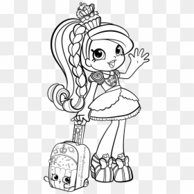 Shopkins Shoppies Coloring Pages, HD Png Download - shopkins png