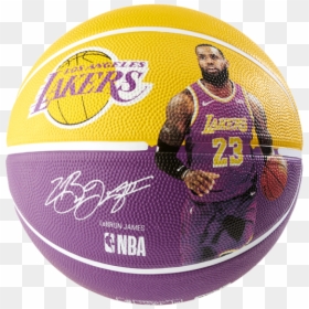 Spalding Lebron James Basketball, HD Png Download - lebron james png