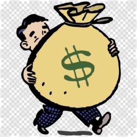 Man With Money Bag, HD Png Download - money bag png