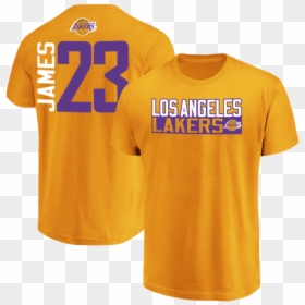 Lebron Lakers Shirt, HD Png Download - lebron james png