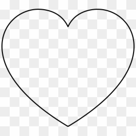 Large Heart Template, HD Png Download - corazon png