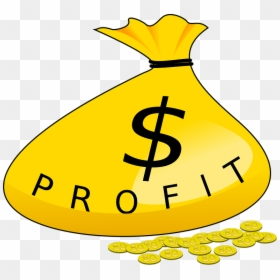 Profit Clip Art, HD Png Download - money bag png