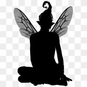 Fairy Silhouette Clipart Png, Transparent Png - fairy png