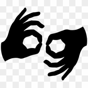 Interpreter Sign Language, HD Png Download - ok emoji png