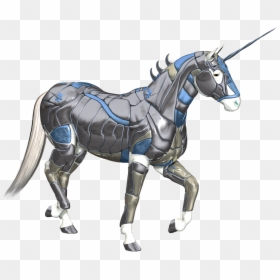 Horse With Armor Cartoon, HD Png Download - fairy png