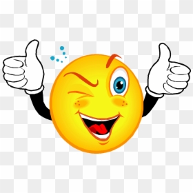 Smiley Face With Thumbs Up, HD Png Download - thumbs up emoji png