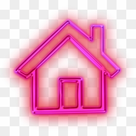Pink Home Button Png, Transparent Png - home icon png
