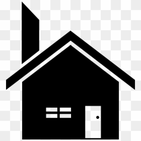 Silhouette House Clipart Png, Transparent Png - home icon png