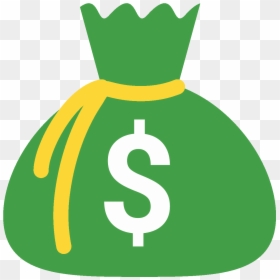 Green Money Bag Png, Transparent Png - money icon png