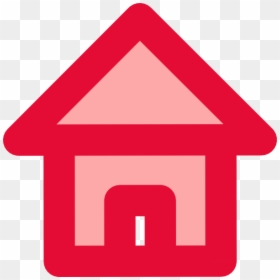 Red House Icon No Background, HD Png Download - home icon png