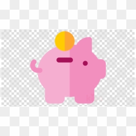 Piggy Bank Icon Transparent, HD Png Download - money icon png