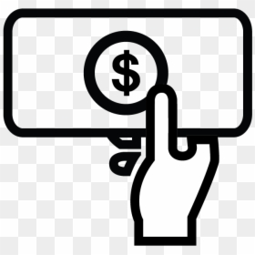 Expenses Logo Black And White, HD Png Download - money icon png