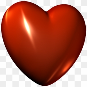 3d Heart Png, Transparent Png - red heart png