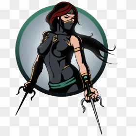 Shadow Fight Girls, HD Png Download - ninja png