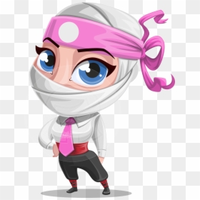 Cartoon Vector Ninjas, HD Png Download - ninja png