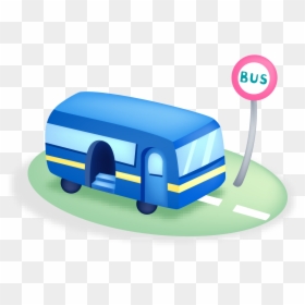Push & Pull Toy, HD Png Download - bus png