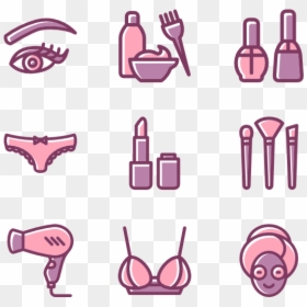 Beauty Icons Free Png, Transparent Png - lipstick png