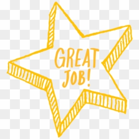 Good Job Clipart Png, Transparent Png - gold star png