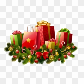 Merry Christmas Gift Png, Transparent Png - gift png