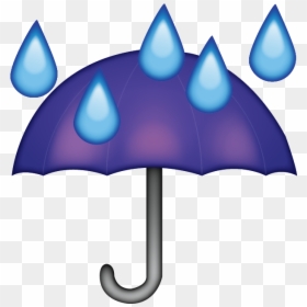 Umbrella Rain Emoji, HD Png Download - umbrella png