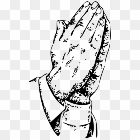 Praying Caricature, HD Png Download - praying hands png
