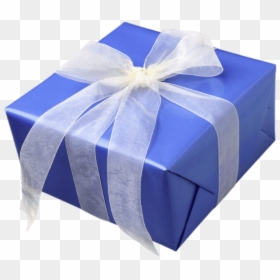 Gift Blue, HD Png Download - gift png