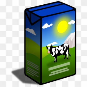 Carton Of Milk Clipart, HD Png Download - milk png