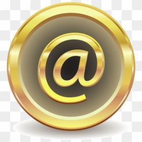 Logo Gmail Dourado Png, Transparent Png - mail icon png