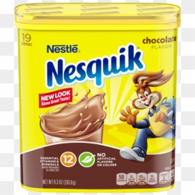 Nesquik Strawberry Powder, HD Png Download - chocolate png