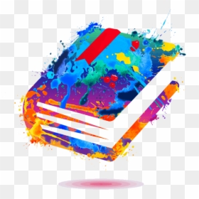 Book Icon Watercolor, HD Png Download - flying books png