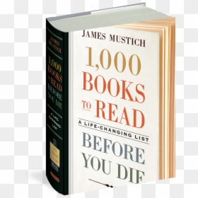 1000 Books To Read Before You Die Mustich, HD Png Download - flying books png