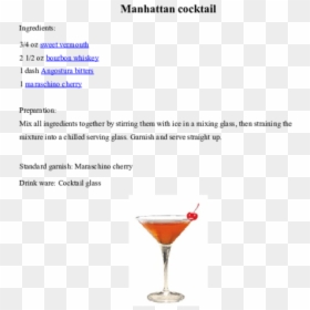 Classic Cocktail, HD Png Download - martini glass splash png