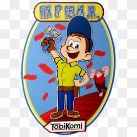 Fix It Felix Jr Arcade Art, HD Png Download - fix it felix png