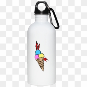 Water Bottle, HD Png Download - gucci mane ice cream tattoo png