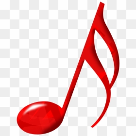 Music Note Red Transparent Background, HD Png Download - gucci mane ice cream tattoo png