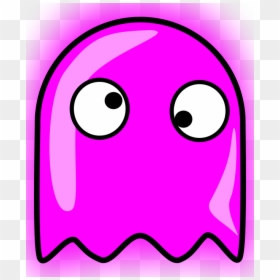Ghost Pinky Pac Man, HD Png Download - pacman blue ghost png